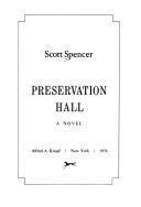 Cover of: Preservation Hall: a novel