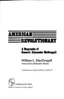 Cover of: American revolutionary | William L. MacDougall