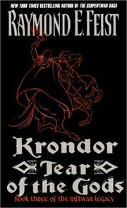 Cover of: Krondor: Tear of the Gods by Raymond E. Feist