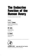 Cover of: The Endocrine function of the human ovary