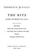 Cover of: The Ritz and other plays by T. McNally, Terrence McNally, Terrence McNally