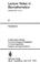 Cover of: A stochastic model for immunological feedback in carcinogenesis