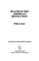 Cover of: Blacks in the American Revolution