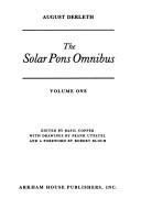The Solar Pons omnibus by August Derleth