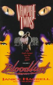 Cover of: Bloodlust (Vampire Twins No 2)