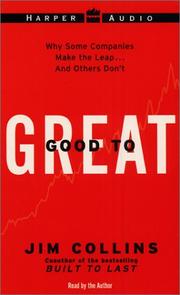Cover of: Good to Great: Why Some Companies Make the Leap...And Others Don't