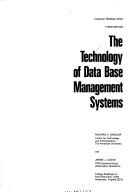 The technology of data base management systems by Richard A. Bassler