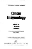 Cover of: Cancer enzymology | 