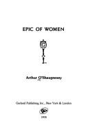 Cover of: Epic of women