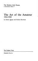 Cover of: art of the amateur, 1916-1920