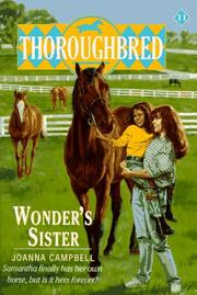 Cover of: Wonder's Sister (Thoroughbred Series #11)