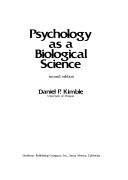 Cover of: Psychology as a biological science