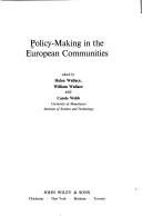 Cover of: Policy-making in the European communities