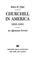 Cover of: Churchill in America, 1895-1961