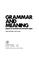 Cover of: Grammar and meaning