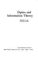 Optics and information theory by Yu, Francis T. S.