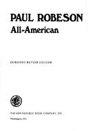 Cover of: Paul Robeson, All-American by Dorothy Butler Gilliam