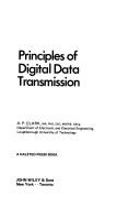 Cover of: Principles of digital data transmission by Clark, A. P.