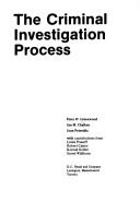 Cover of: The criminal investigation process by Peter W. Greenwood