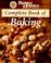 Cover of: Better Homes and Gardens Complete Book of Baking