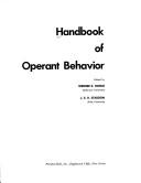 Cover of: Handbook of operant behavior
