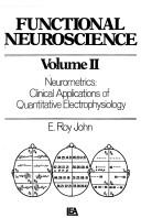 Cover of: Neurometrics: clinical applications of quantitative electrophysiology