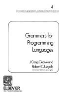 Cover of: Grammars for programming languages by J. Craig Cleaveland