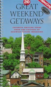 Cover of: 20 great weekend getaways: favorite driving tours
