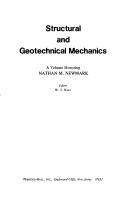 Cover of: Structural and geotechnical mechanics: a volume honoring Professor Nathan M. Newmark