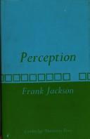 Cover of: Perception by Jackson, Frank