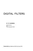 Cover of: Digital filters