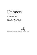 Cover of: Dangers: poems