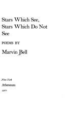 Cover of: Stars which see, stars which do not see: poems