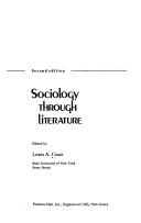 Sociology through literature by Lewis A. Coser
