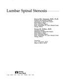 Cover of: Lumbar spinal stenosis