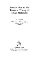 Cover of: Introduction to the electron theory of small molecules