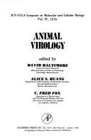 Cover of: Animal virology by edited by David Baltimore, Alice S. Huang, C. Fred Fox.