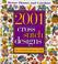 Cover of: 2001 Cross Stitch Designs 