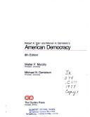 Cover of: Robert K. Carr and Marver H. Bernstein's American democracy