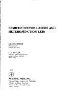 Cover of: Semiconductor lasers and heterojunction LEDs
