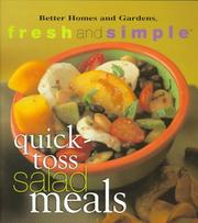 Cover of: Quick-toss salad meals by [editor, Jennifer Darling].