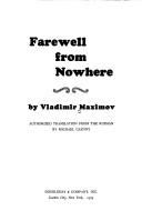 Cover of: Farewell from nowhere