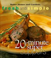 Cover of: 20-minute super suppers