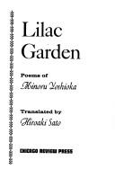 Cover of: Lilac garden: poems of Minoru Yoshioka