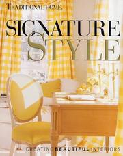 Signature Style by Traditional Home Books