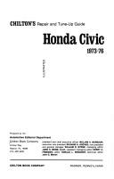 Cover of: Chilton's repair and tune-up guide, Honda Civic, 1973-76