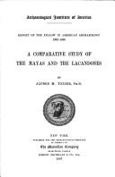 Cover of: A comparative study of the Mayas and the Lacandones