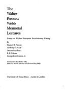 Cover of: Essays on modern European revolutionary history