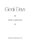 Cover of: Genji days by Edward Seidensticker