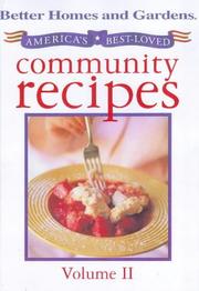Cover of: America's Best-Loved Community Recipes, Volume 2 by Better Homes and Gardens